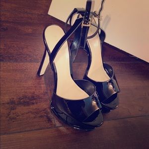Black Aldo “Show Stopping” Platform Sandal